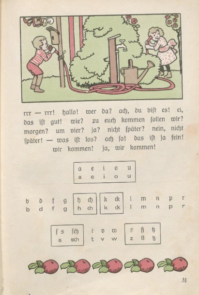 Figure 4: first page using gothic script in the Hansa-Fibel.